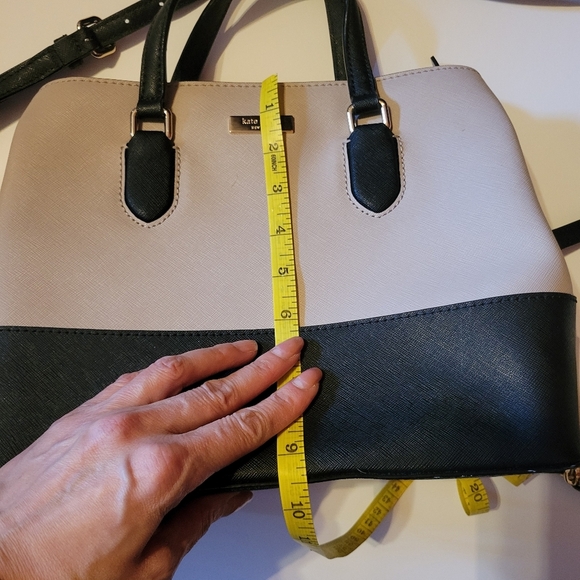 Kate Spade Laurel Two Tone Handbag & Wallet Set EUC. Career Neutral Work Jet Set - Picture 11 of 13